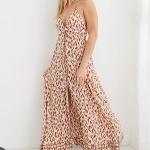NWT Aerie front slit dress